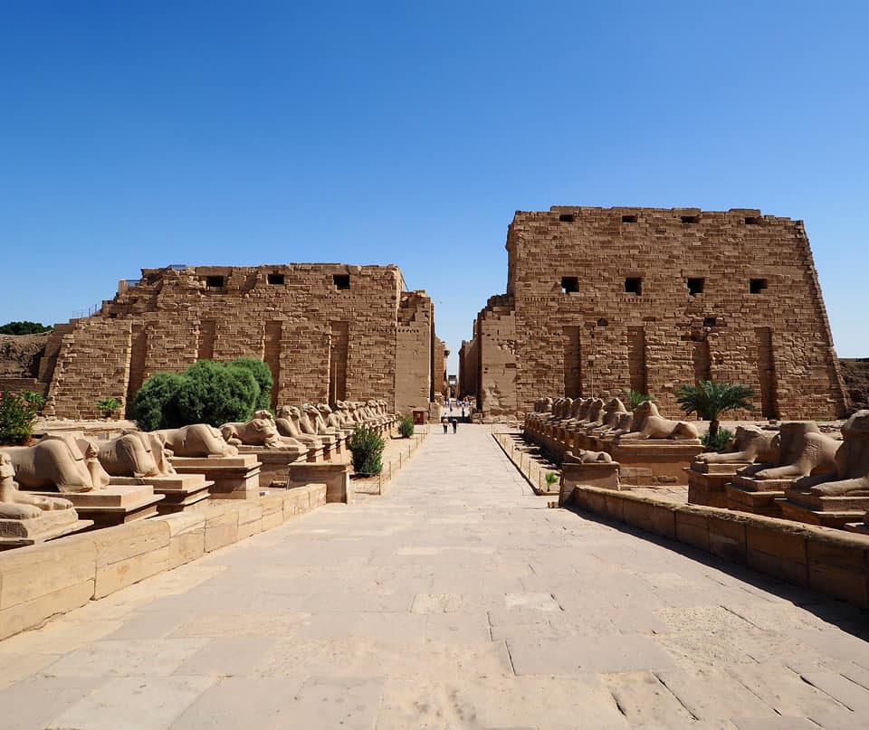 Im Tempel von Karnak